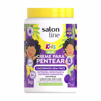 Imagem do produto Creme para Pentear Açai Kids Cachinhos Sem Frizz 1kg