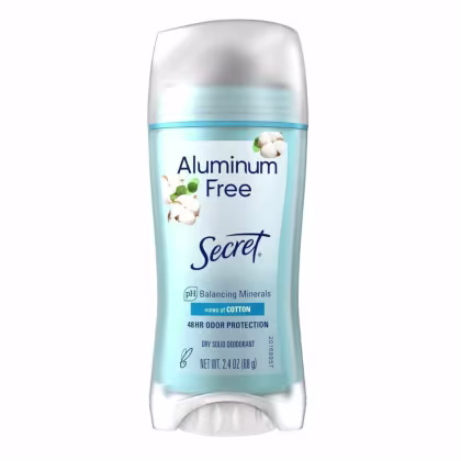 Imagem do produto Desodorante Secret Aluminum Free Cotton Scent 68g