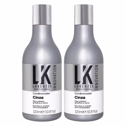 Imagem do produto Kit Lokenzzi Cinza 2 Condicionador Cabelos Grisalhos Loiros