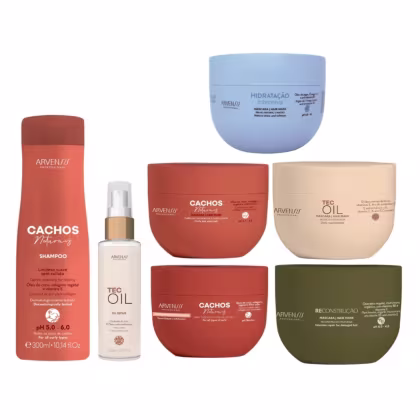 Imagem do produto Kit Arvensis Cachos Ondulado Tec Oil Hidratação Reconstrução