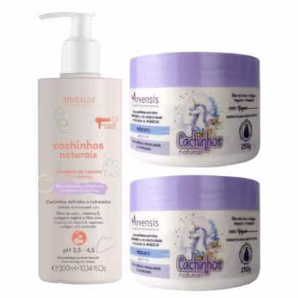 Imagem do produto Kit Arvensis Cachinhos Ondulados Ativador + 2 Máscaras