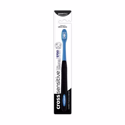 Imagem do produto ESCOVA DE DENTES CROSS SENSITIVE Cor:Azul e Preto
