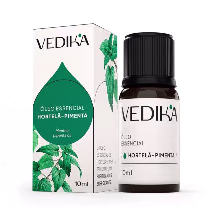 Óleo Essencial Vedika Hortelã-Pimenta, 10ml.