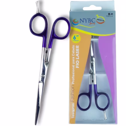 Tesoura de cabelo fio laser.