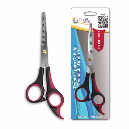 Tesoura para cabelo dentada