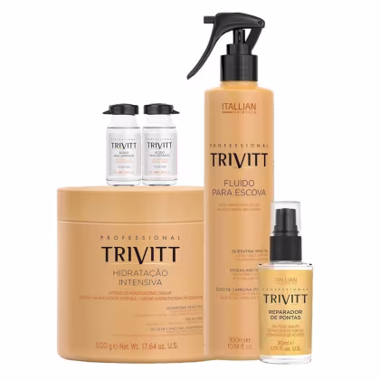 Imagem do produto Kit Trivitt Power Hidratação, Proteção Térmica e Brilho (5 Itens)