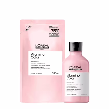 Imagem do produto Kit L'Oréal Professionnel Vitamino Color Shampoo Extra Refil (2 produtos)