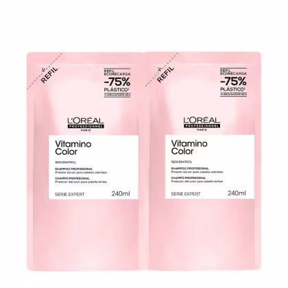 Imagem do produto Kit L'Oréal Professionnel Vitamino Color Refil Shampoo Extra (2 unidades)