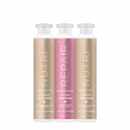 Imagem do produto Kit Cronograma Ampolas Jacques Janine Hidratação Intensa (3 produtos)