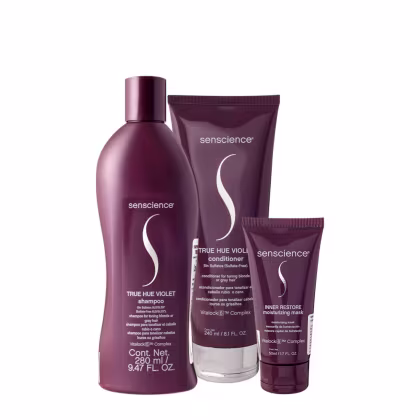 Imagem do produto Kit Senscience True Hue Violet Inner Restore Duo Máscara Brinde (3 produtos)