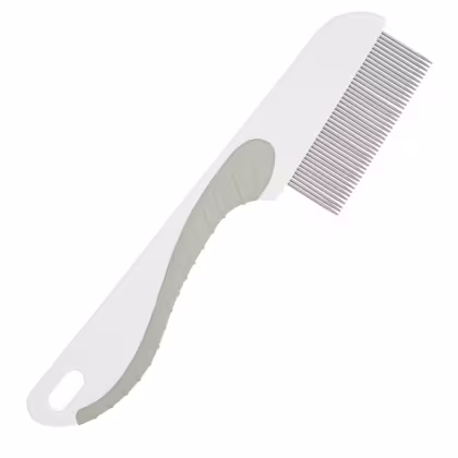 Imagem do produto PENTE FINO EM AÇO COM CABO LONGO EMBORRACHADO