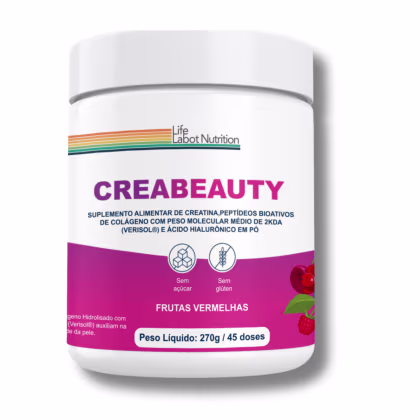 Suplemento Alimentar em Pó Life Labot Nutrition Creabeauty, 270g.