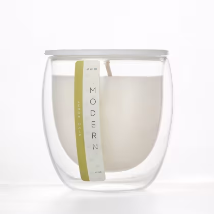 Vela Aromática Velart Modern Lemon Balm Natural, 190g.