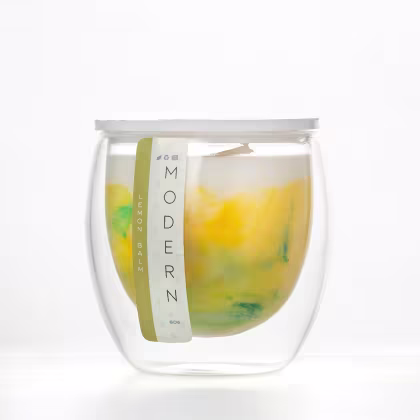 Vela Aromática Velart Modern Lemon Balm Marble, 80g.
