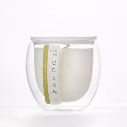 Vela Aromática Velart Modern Lemon Balm Natural, 80g.