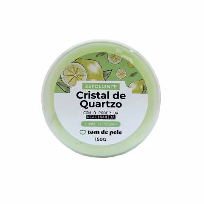 Esfoliante Corporal Tom de Pele Cristal de Quartzo Limão Siciliano 150g