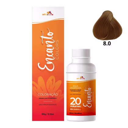 Imagem do produto Kit Beleza Ruiva Encanto Colors 8.0 e Oxigenada 20vol 6%