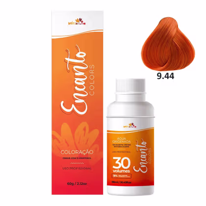 Imagem do produto Kit Beleza Ruiva Encanto Colors 9.44 e Oxigenada 30vol 9%
