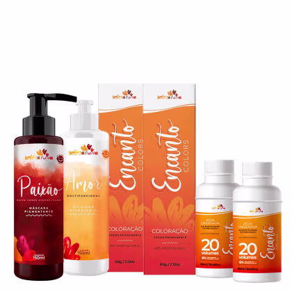 Imagem do produto Kit Beleza Ruiva Encanto Colors Vermelhos Especiais - Oxigenada de 20vol