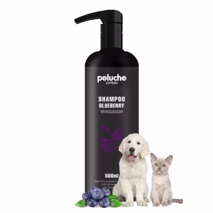 Shampoo Branqueador Peluche Blueberry, 500ml.