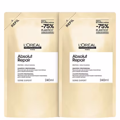 Imagem do produto Kit L'Oréal Professionnel Absolut Repair Gold Quinoa + Protein Refil Shampoo (2 Unidades)