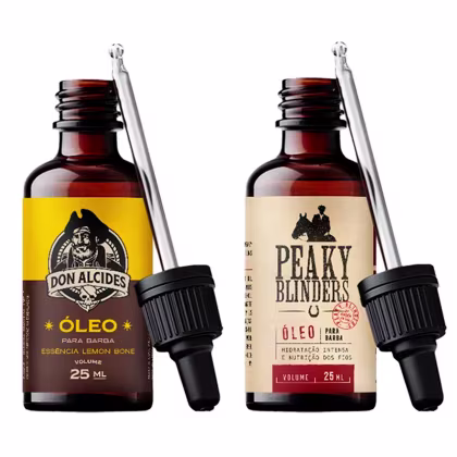 Imagem do produto Kit 2x Óleo Barba Lemon Bone E Peaky Blinders Don Alcides