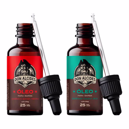 Imagem do produto Kit 2x Óleo Para Barba Calico Jack e Barba Negra Don Alcides