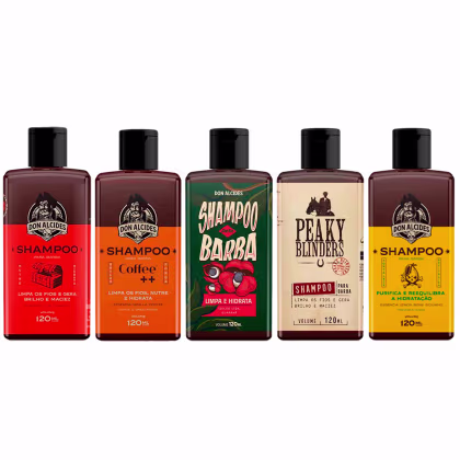 Imagem do produto Shampoo Barba Negra Coffee Guaraná Peaky Lemon Don Alcides