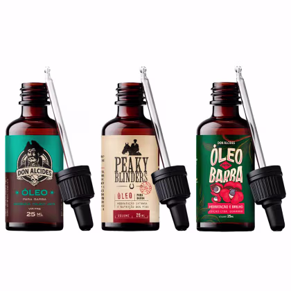 Imagem do produto Kit 3x Óleo Barba Calico Peaky Blinders Guaraná Don Alcides