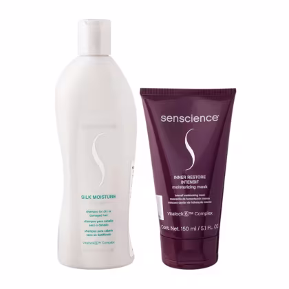 Imagem do produto Kit Senscience Silk Moisture Shampoo 280ml + Inner Restore intensif 150ml