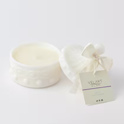 Vela Aromática Velart Glam Soft Lavender, 90g.