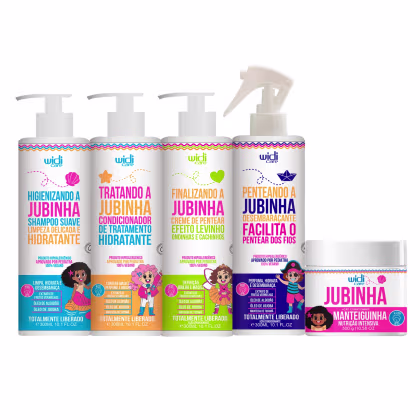 Kit Widi Care Jubinha Quinteto Infantil, 5 produtos.