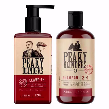 Imagem do produto Kit Leave-in 120ml Shampoo 230ml Peaky Blinders Don Alcides