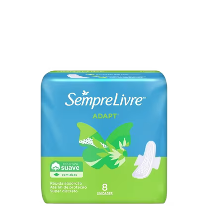 Imagem do produto Sempre Livre Adapt Suave - Absorvente com Abas (8 Unidades)