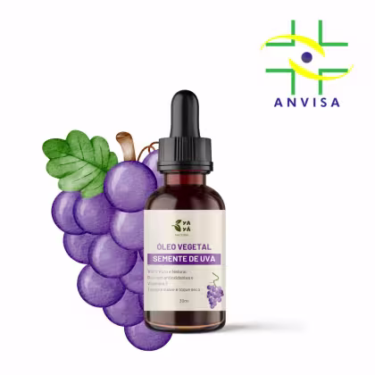 Imagem do produto Óleo Vegetal de Semente de Uva 100% Natural 30ml Yayá Natural