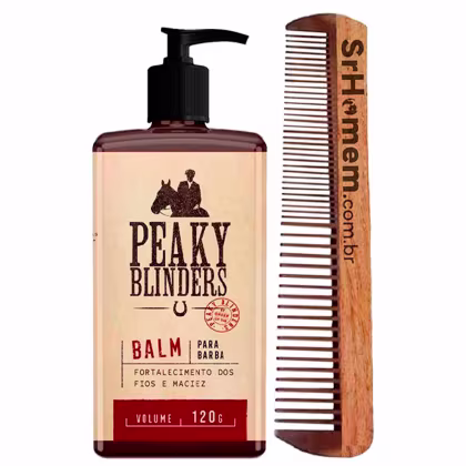 Imagem do produto Balm Para Barba Peaky Blinders 120g Pente Duplo Don Alcides