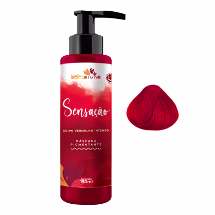 Imagem do produto Beleza Ruiva Tonalizante Sensação Ruivo Vermelho Intenso - 150ml