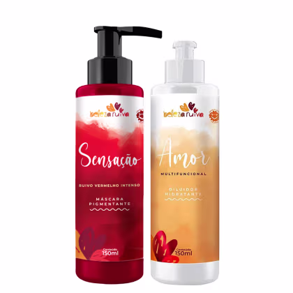 Imagem do produto Kit Beleza Ruiva Tonalizante Sensação e Diluidor Amor - 150ml