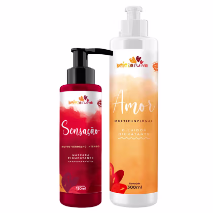 Imagem do produto Kit Beleza Ruiva Tonalizante Sensação e Diluidor Amor - 300ml