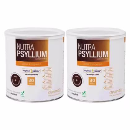 Imagem do produto Kit C2 Nutrapsyllium Sabor Tangerina 210g- Divinitè sabor tangerina