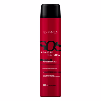 Imagem do produto Leave-in SOS Fiber 300ml Rubelita Professional