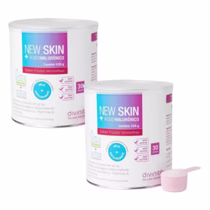 Imagem do produto Kit C2 Vitamina Ácido Hialurônico Frutas 330g - Divinitè