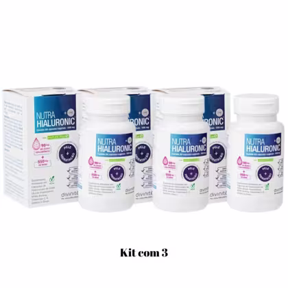 Imagem do produto Kit com 3 Vitamina Nutra Hialuronic Plus 60Cps - Divinitè
