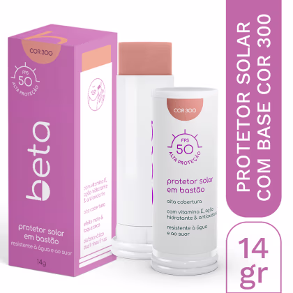 Imagem do produto Beta Protetor Solar em Bastão Cor 300