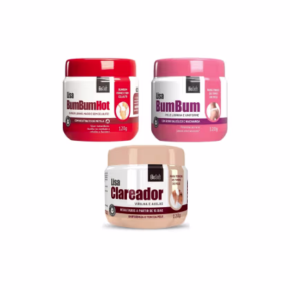 Imagem do produto Kit Bio Soft Cremes Para Bumbum e Corporal (3 Produtos)