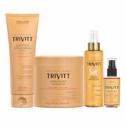 Imagem do produto Trivitt Kit Gold Hidratação, Força, Brilho e Proteção (4 itens)