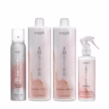 Imagem do produto Kit Emáh Amazing Multifuncional Super Antifrizz (4 Produtos)