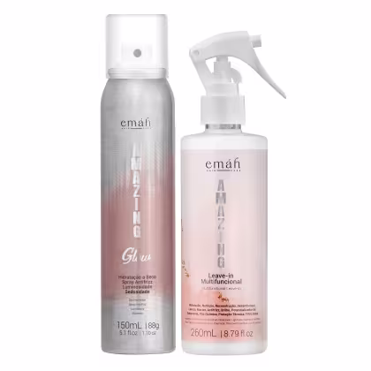 Imagem do produto Kit Emáh Amazing Antifrizz Multifuncional (2 Produtos)