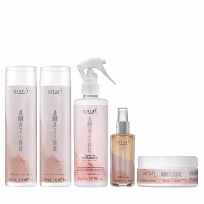 Kit Emáh Hair Care Amazing Quinteto Treatment, 5 produtos.
