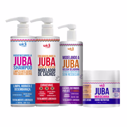 Imagem do produto Kit Widi Care Encaracolando Juba Shampoo, Geléia, Máscara